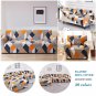 Anyseat 4 Seater Sofa Cover, Marigold, Elastic Stretch, Protective Slipcover