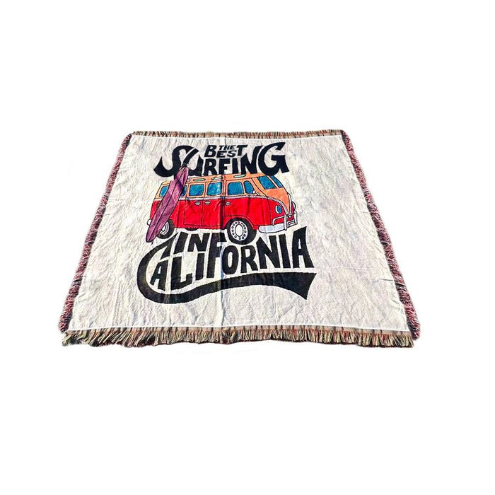 Anycozy Surfing California Throw Blanket Cozy Sofa Bed Cover
