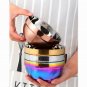 Anygleam Rose Gold Rice Bowls, 5 Pcs, Stainless Steel, Anti-Scald Cooking Bowls