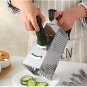 Anygleam Rainbow Stainless Steel Food Slicer, Multi-Function Fruit & Vegetable Tool