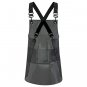 Anypron Black Waterproof TPU Apron Oilproof Workwear for Barber Salon