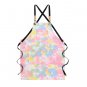 Anypron Green Tie-Dye Cotton Apron Unisex for Cafe Restaurant Waiter