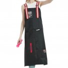 Anypron Black Red Kitchen Apron 2 Bags Waterproof Oil-Resistant Bibs Adjustable Chef