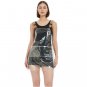 Anypron Khaki Ribbon Waterproof TPU Apron Oilproof for Barber Salon