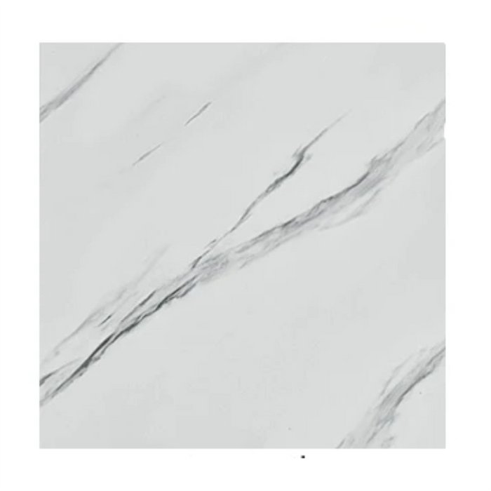 ANYHOUZ 10pcs White Vinyl Wall Tile, Grey Stain Marble Pattern, Waterproof