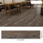 ANYHOUZ 20pcs Vinyl Floor Tile, Brown Driftwood Pattern, Waterproof