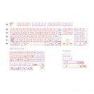 ANYMOB Keycap Set, Pink Rabbit Theme, 148 Keys, Side Print, Sublimation, Switch Fit