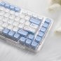 ANYMOB Keycap Set, Powder Blue, 133 Keys, Sublimation, Custom Keyboard Switch Fit
