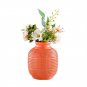 ANYDECO Flower Vase Blue Medium Nordic Plastic Pot Home Decor