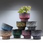 ANYDECO Flower Vase 8Pcs Set Starry Sky Speckled Succulent Plant Pot Home Office Decor
