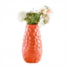 ANYDECO Flower Vase Coral Red Large Meteorite Nordic Style Table Decor