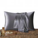 ANYHOUZ Dark Gray Mulberry Silk Pillowcase, Small/Medium/Large/XL, Luxury Soft Bedding ANYHOUZ Dark Gray Mulberry Silk Pillowcase, Small/Medium/Large/XL, Luxury Soft Bedding