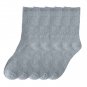 Anyfootwear 5 Pairs Black Socks, Size 2&acirc;��6, Cotton, Long Casual Office Sports