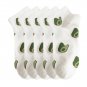Anyfootwear 5 Pairs Women&acirc;��s Socks, Size 5&acirc;��9, Green Avocado, Cotton Ankle, Breathable