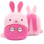 Anypack 3D Pink Rabbit Backpack, Kids School Bag, Cartoon Plush, Boys & Girls