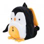 Anypack 3D Black Penguin Backpack, Kids School Bag, Cartoon Plush, Boys & Girls