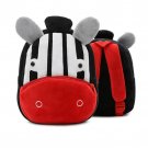 Anypack 3D Black Zebra Backpack, Kids School Bag, Cartoon Plush, Boys & Girls