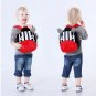 Anypack 3D Black Zebra Backpack, Kids School Bag, Cartoon Plush, Boys & Girls