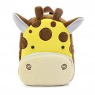 Anypack 3D Dark Brown Giraffe Backpack, Kids School Bag, Cartoon Plush, Boys & Girls