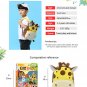 Anypack 3D Dark Brown Giraffe Backpack, Kids School Bag, Cartoon Plush, Boys & Girls