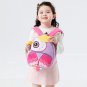 Anypack 3D Purple Owl Backpack Cute Animal With Cartoon Designs Children Toddler Plush Bag