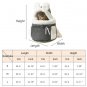 Anypet Large, Medium, Smal Pink Outdoor Pet Carrier Nest with Ear Hoodie