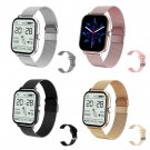 Anyco Smartwatch Milanese Loop With 1Pc Silica Gel Strap Bluetooth