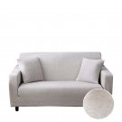 Anyseat 3-Seater Sofa Cover, Dirty White, Elastic Stretch, Protective Slipcover