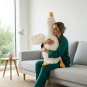 Anypillow Side Sleep Body Pillow Cute Huge White Goose Stuffed Animal Sleeping Pillow