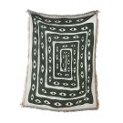 Anycozy Faux Cashmere Throw Blanket Green Snake Pattern 130x160cm Anycozy Faux Cashmere Throw Blanket Green Snake Pattern 130x160cm