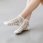 Anyfootwear Womenâs Cute Bear Cotton Ankle Socks 5 Pairs Casual Striped Socks Size 5â9