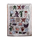 Anycozy Jacquard Jigsaw Throw Blanket Sofa Bed Cover Tapestry