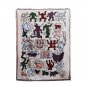 Anycozy Jacquard Jigsaw Throw Blanket Sofa Bed Cover Tapestry
