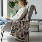 Anycozy Jacquard Jigsaw Throw Blanket Sofa Bed Cover Tapestry