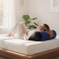 Anypillow Purple Inflatable Support Pillow Bamboo Fiber