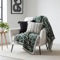 Anycozy Green Eye Snake Throw Blanket Home Decor Mat