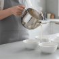 Anygleam 1000ML Silver Stainless Steel Oil & Soup Separator Pot for Kitchen