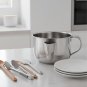 Anygleam 1000ML Silver Stainless Steel Oil & Soup Separator Pot for Kitchen