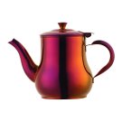 Anygleam Red Rainbow Stainless Steel Teapot with Filter for Coffee, Tea & Liquids