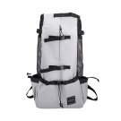 Anypet XL Light Gray Pet Carrier Backpack for Medium to Large Dogs with Pockets