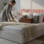 Anycozy Pink Quilted Velvet Headboard Cover 150x70cm Soft Plush Bed Protector