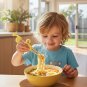 Anygleam Kids Giraffe Chopsticks Yellow Reusable Gold Stainless Steel 1 Pair