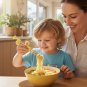 Anygleam Kids Giraffe Chopsticks Yellow Reusable Gold Stainless Steel 1 Pair