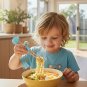 Anygleam Kids Elephant Chopsticks Blue Reusable Rainbow Stainless Steel 1 Pair