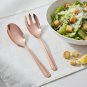 Anygleam Rose Gold Salad Spoon and Fork Set &acirc;�� Stainless Steel 2pcs