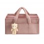 Anysort Rectangular Diaper Bag Storage Basket Organizer for Nursery Stackers & Caddies