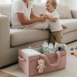 Anysort Rectangular Diaper Bag Storage Basket Organizer for Nursery Stackers & Caddies