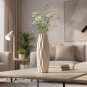 ANYDECO Flower Vase White Small Geometric Nordic Style Pot Home Decor