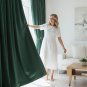 Anydrape Dark Green Blackout Curtain 500cm Modern Soundproof Window Drapes
