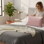Anypillow Pink Mulberry Silk Pillowcase 50x75cm &acirc;�� Soft & Comfortable Bed Cover